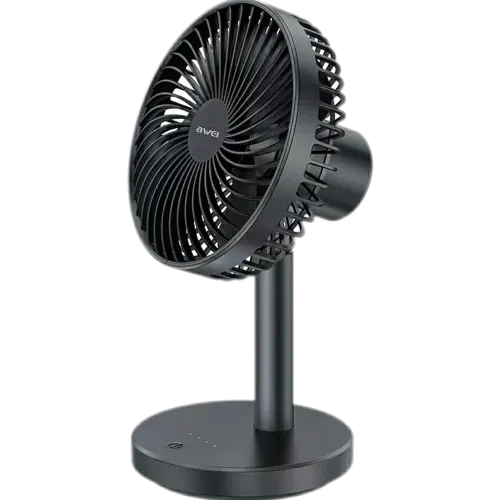 AWEI F30 Mini Desktop Oscillating Rechargeable Silent Fan